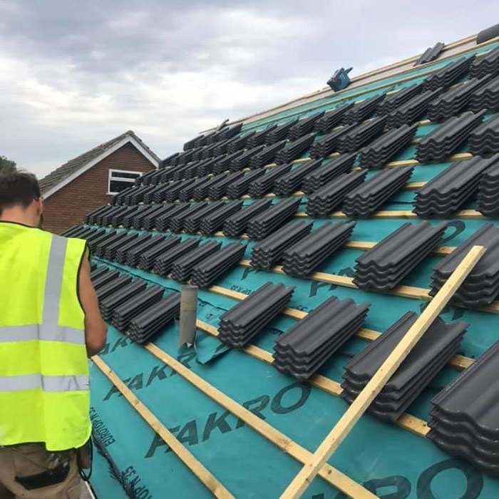 roof installation cork