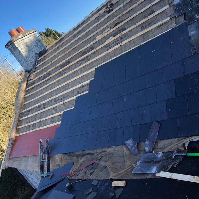 roof installation cork