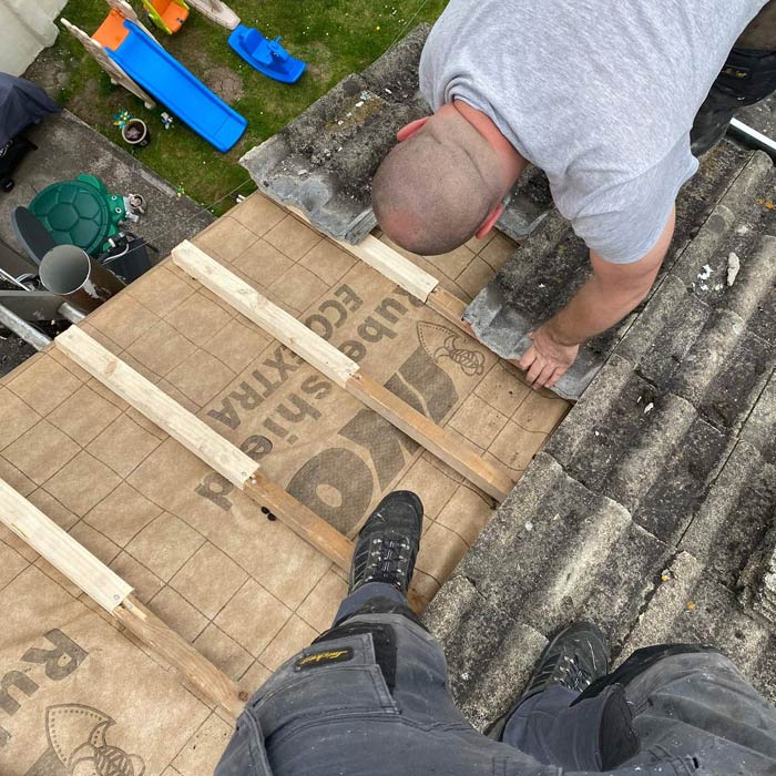 tile roofing cork